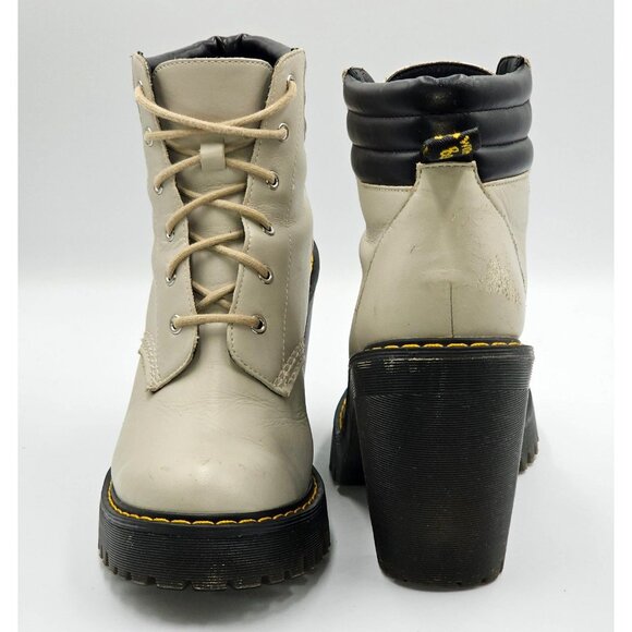 Dr. Martens Women's Beige Persephone Buttero Lace-Up Ankle Boot Size 6 2833 - Picture 9 of 16